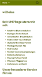 Mobile Screenshot of blumen-wilheine.de